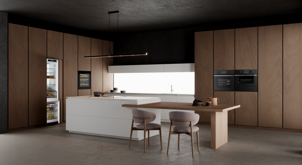 Встраиваемый холодильник с морозильной камерой Kuppersbusch FKGF 9855.0i