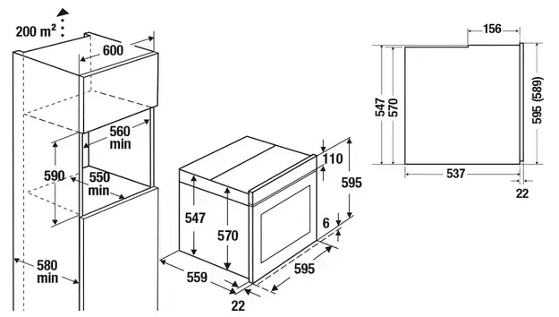Электрический духовой шкаф Kuppersbusch B 6550.0 S4