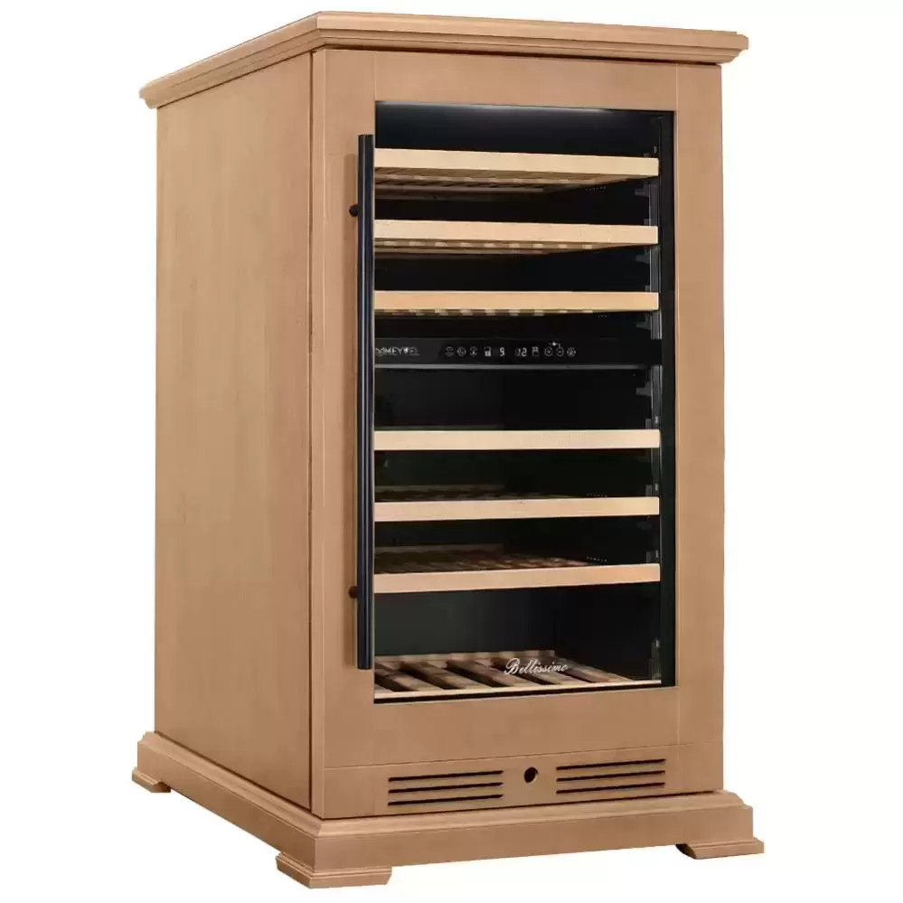 Винный шкаф компрессорный отдельностоящий Meyvel MV77PRO-KBT2 (Натуральный бук)