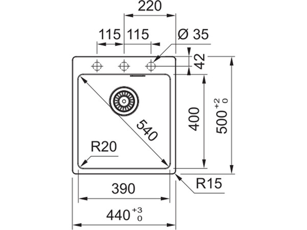 Мойка MRG 610-39 Полярный белый вент-автомат