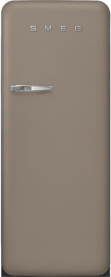 SMEG FAB28RDTP6 Отдельностоящий однодверный холодильник, стиль 50-х годов, 60 см, cеро-коричневый (T
