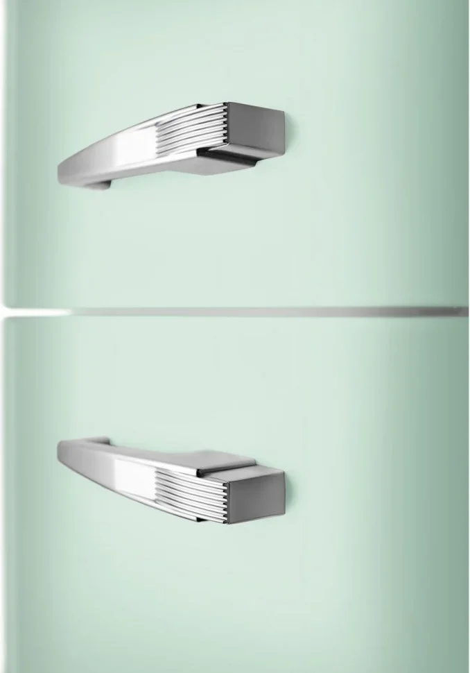 SMEG FAB30LPG6 Отдельностоящий двухдверный холодильник,стиль 50-х годов, 60 см, пастельный зеленый, 