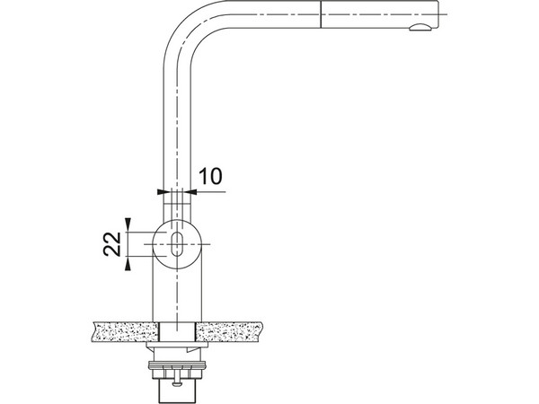 Atlas Neo Sensor pull-out Нержавеющая сталь, черный матовый