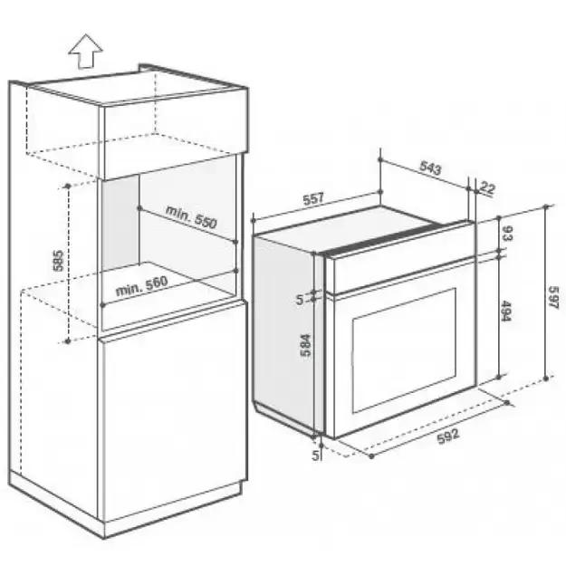 Комбинированный духовой шкаф с паром 3в1 с функцией пара De Dietrich DOR7586X