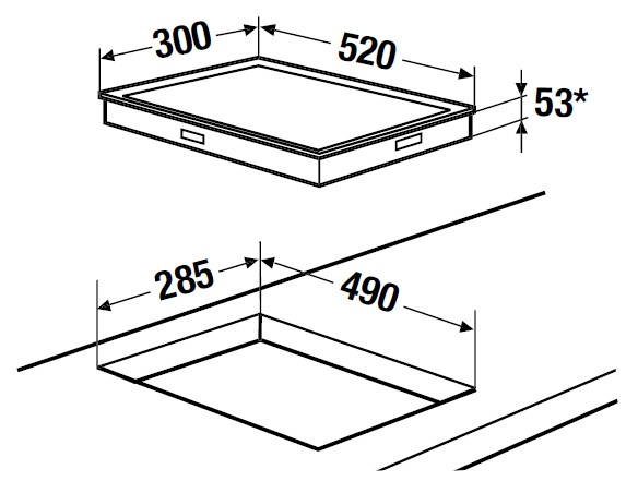 Стеклокерамическая газовая варочная панель wok varioline Kuppersbusch GWS 3811.0 ED